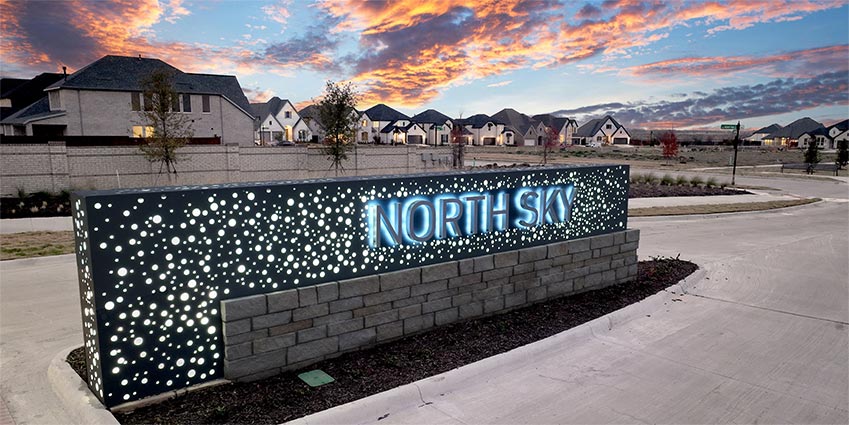 North Sky Celina entrance