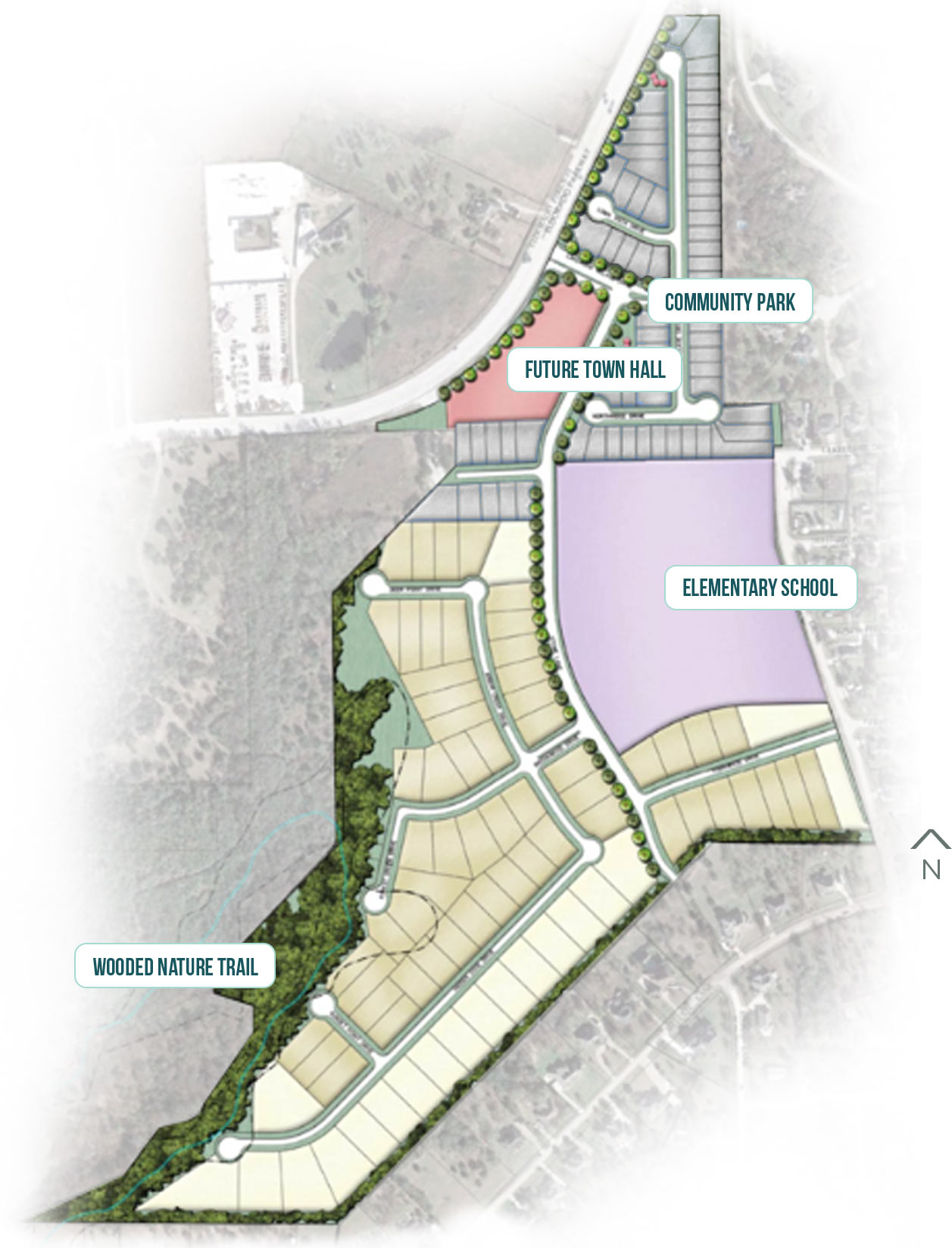 Map for Arbors and Enclave