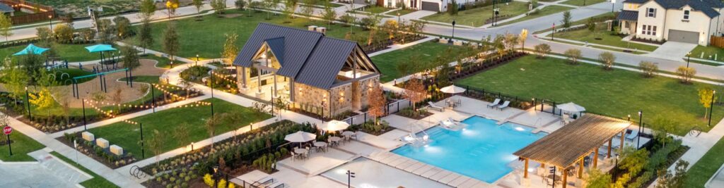 Aerial view of CCD development